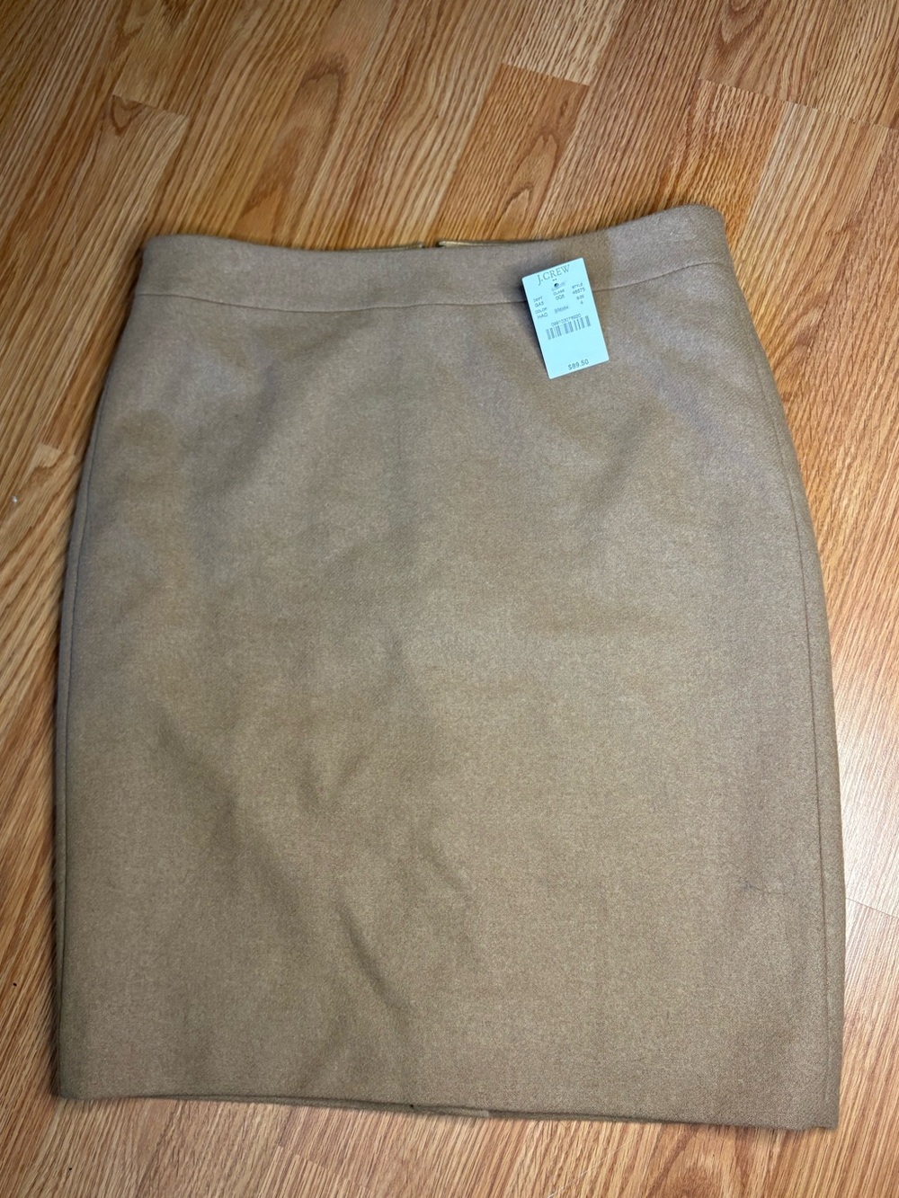 J. Crew Camel/Tan Pencil Skirt